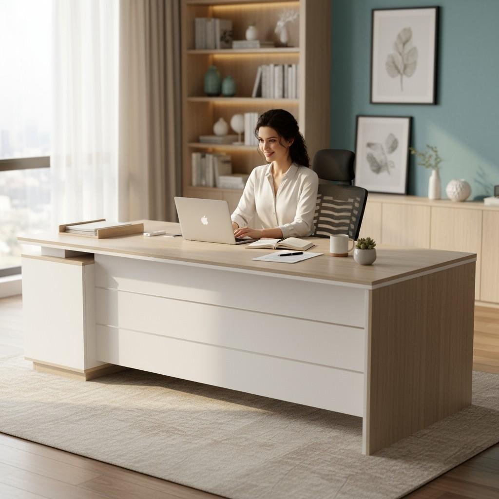 Bàn Làm Việc Văn Phòng Tại TPHCM: Hướng Dẫn Chọn Mua Và Các Mẫu Đẹp Nhất 2025 15 Bàn Làm Việc Văn Phòng Tại TPHCM