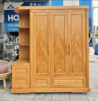 Tủ áo gỗ gõ đỏ tự nhiên đẹp giá rẻ tại TPHCM - Bí quyết để có một căn phòng ngủ hoàn hảo