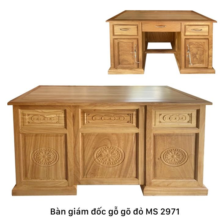 Bàn giám đốc gỗ tự nhiên