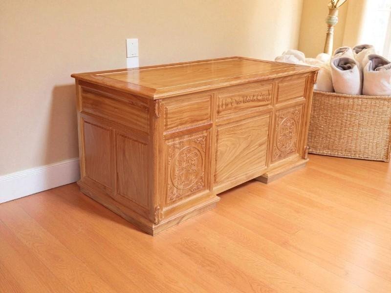 Bàn làm việc nhân viên bằng gỗ công nghiệp phủ melamine