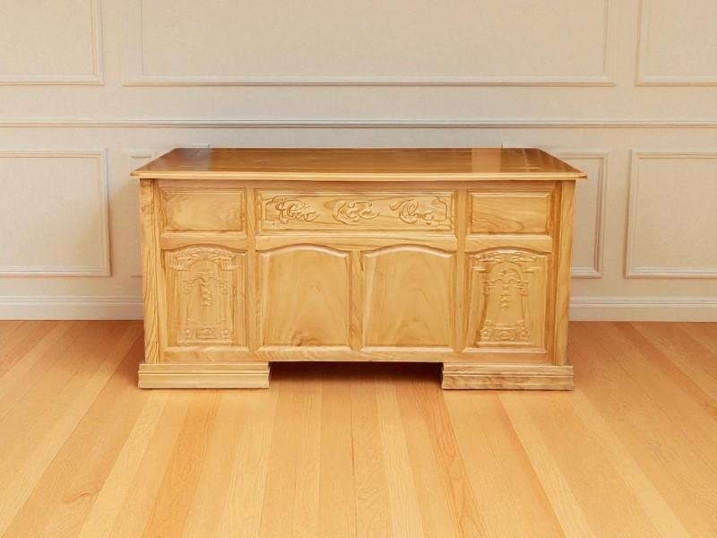 Bàn làm việc nhân viên bằng gỗ công nghiệp phủ melamine