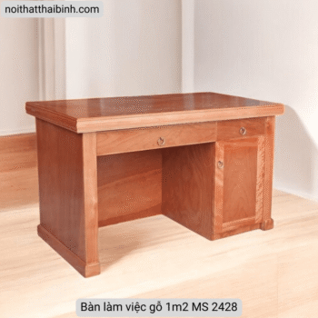 Bàn làm việc gỗ 1m2 MS 2428
