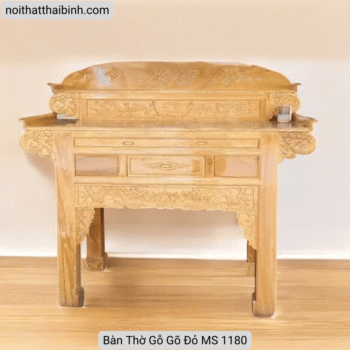 Bàn thờ gỗ gõ đỏ MS 1180 Bàn thờ gỗ gõ đỏ MS 1180
