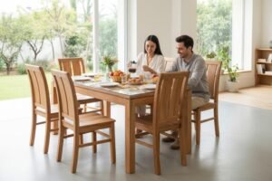 Bộ Bàn Ăn Gỗ Tự Nhiên Đẹp