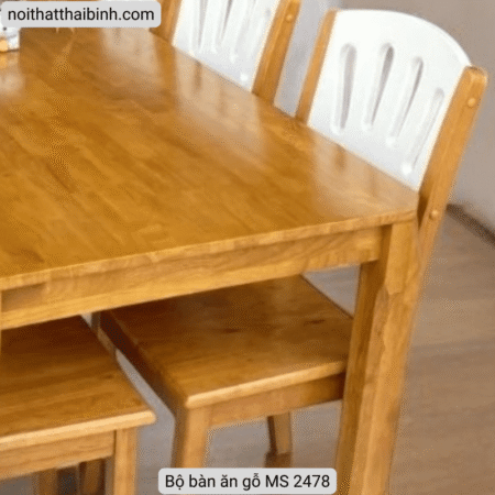 Bộ bàn ăn gỗ MS 2478