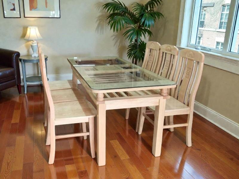 Bộ bàn ăn gỗ tự nhiên cao cấp