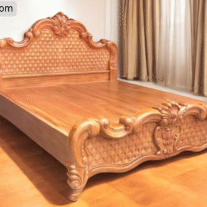 Giường gỗ gõ đỏ cao cấp