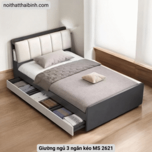 Giường ngủ 3 ngăn kéo MS 2621 Giường ngủ có 3 ngăn kéo