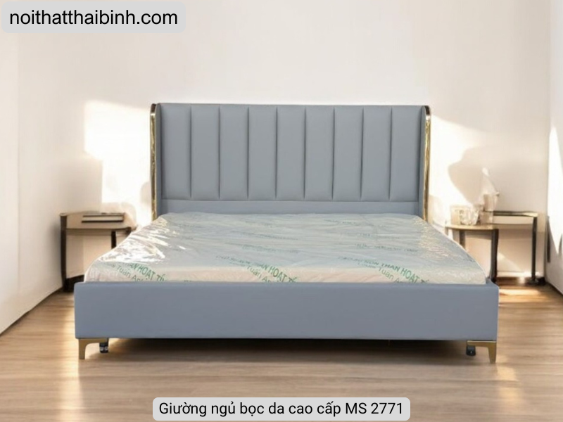 Giường ngủ bọc da cao cấp Giường ngủ bọc da cao cấp