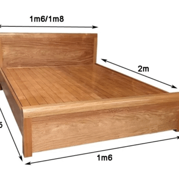 Giường ngủ gỗ Đinh Hương 1m6