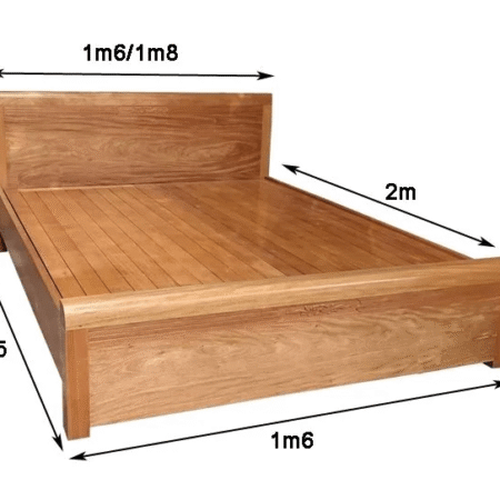 Giường ngủ gỗ Đinh Hương 1m6