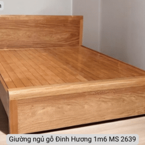 Giường ngủ gỗ Đinh Hương 1m6