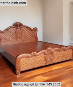 Giường ngủ gỗ tự nhiên