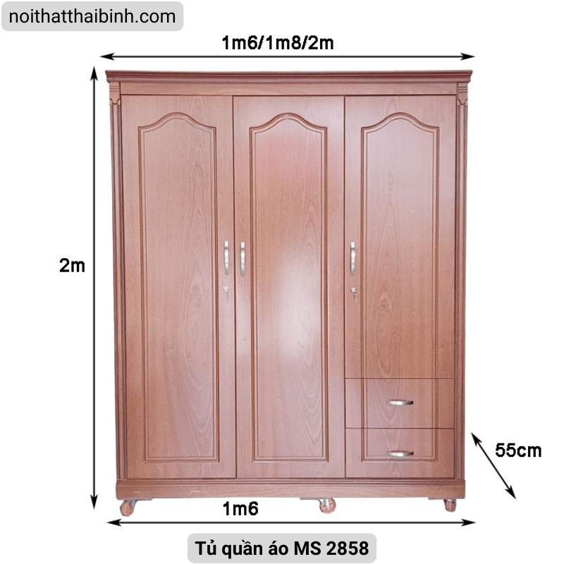 Tủ quần áo 1m6 Tủ quần áo 1m6