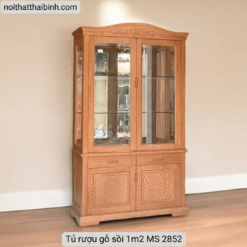 Tủ rượu gỗ sồi 1m2