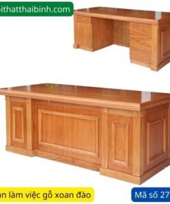 Bàn làm việc gỗ xoan đào