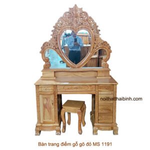 Bàn trang điểm gỗ gõ đỏ