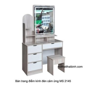 Bàn trang điểm kính đèn cảm ứng