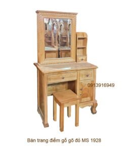 Bàn trang điểm gỗ gõ đỏ 1927
