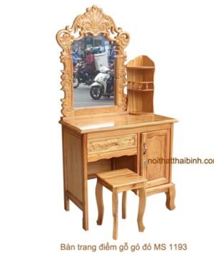 Bàn phấn gỗ gõ đỏ tại tphcm