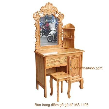 Bàn phấn gỗ gõ đỏ tại tphcm