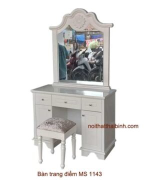 Bàn trang điểm màu trắng
