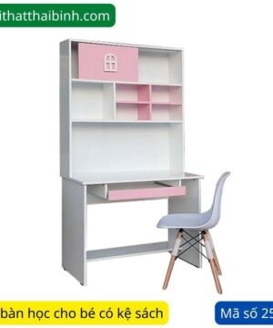 Bộ bàn học cho bé có kệ sách