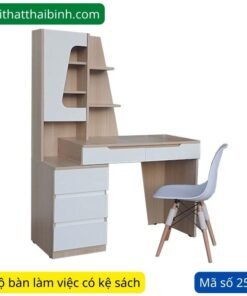 Bộ bàn làm việc có kệ sách