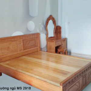 Bộ giường ngủ bàn trang điểm gỗ