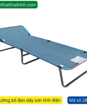 Giường bố đan dây sơn điện
