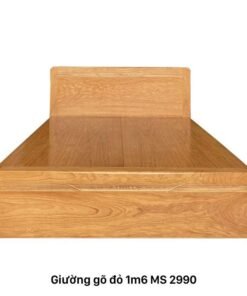 Giường gỗ gõ đỏ 1m6