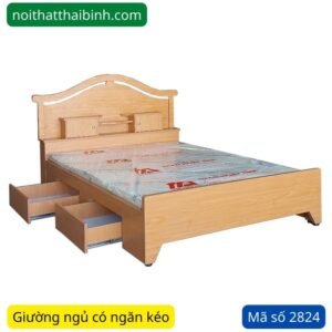 Giường ngủ hiện đại có ngăn kéo