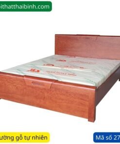 giường ngủ làm từ gỗ tự nhiên