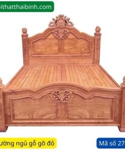 Giường Gỗ Gõ Đỏ Cao Cấp