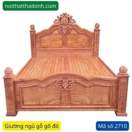 Giường Gỗ Gõ Đỏ Cao Cấp