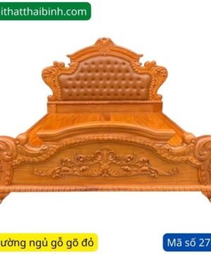 Giường gỗ gõ đỏ cao cấp