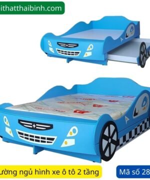 Giường ngủ hình xe ô tô 2 tầng