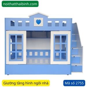 Giường tầng hình ngôi nhà