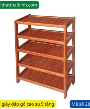 Kệ Giày Dép Gỗ 5 Tầng