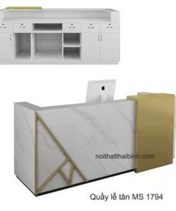Mẫu quầy lễ tân đẹp