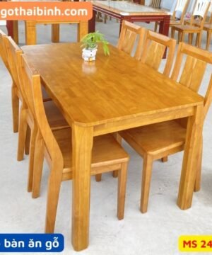 Bộ bàn ăn gỗ MS 2479