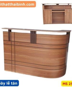 Quầy lễ tân đẹp 1m2