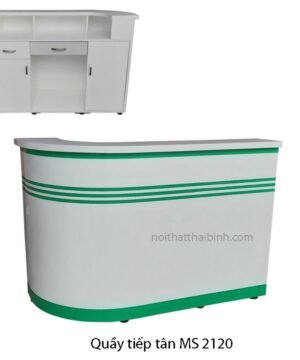 Quầy lễ tân đơn giản