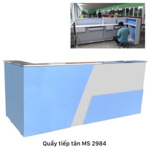 Quầy lễ tân đẹp hiện đại