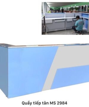 Quầy lễ tân đẹp hiện đại