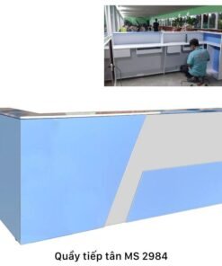Quầy lễ tân đẹp hiện đại