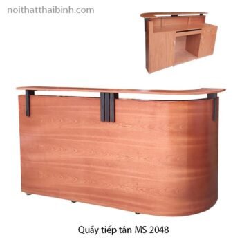 Quầy tiếp tân đẹp hiện đại