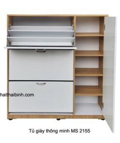Mẫu tủ giày thông minh đẹp