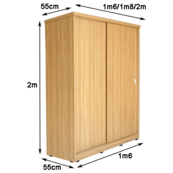 Tủ quần áo cửa lùa 1m6