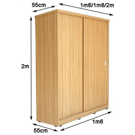Tủ quần áo cửa lùa 1m6